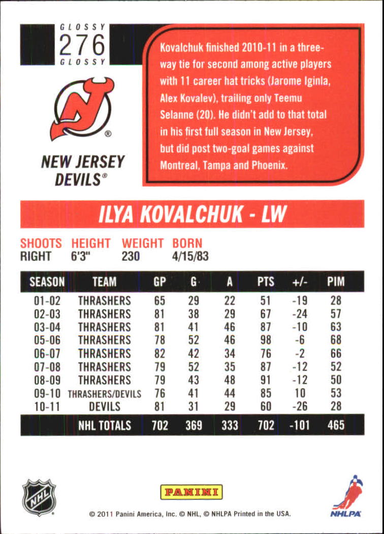 2011-12 Score Hockey Glossy Parallel Singles - You Choose - Bild 142 von 272