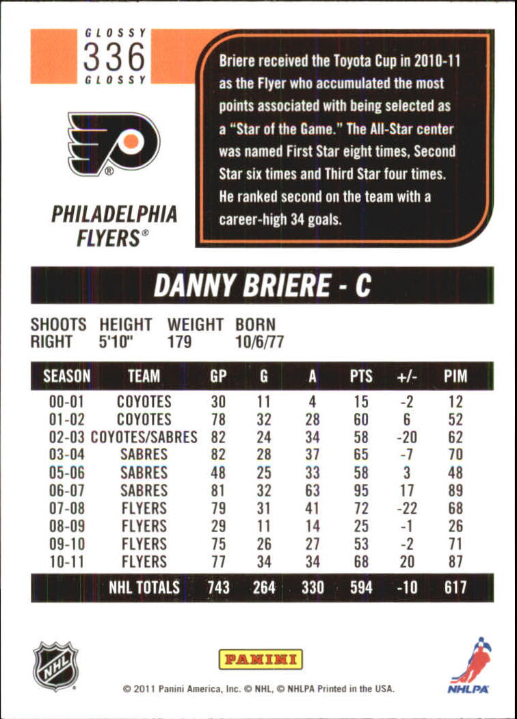 2011-12 Score Hockey Glossy Parallel Singles - You Choose - Bild 168 von 272