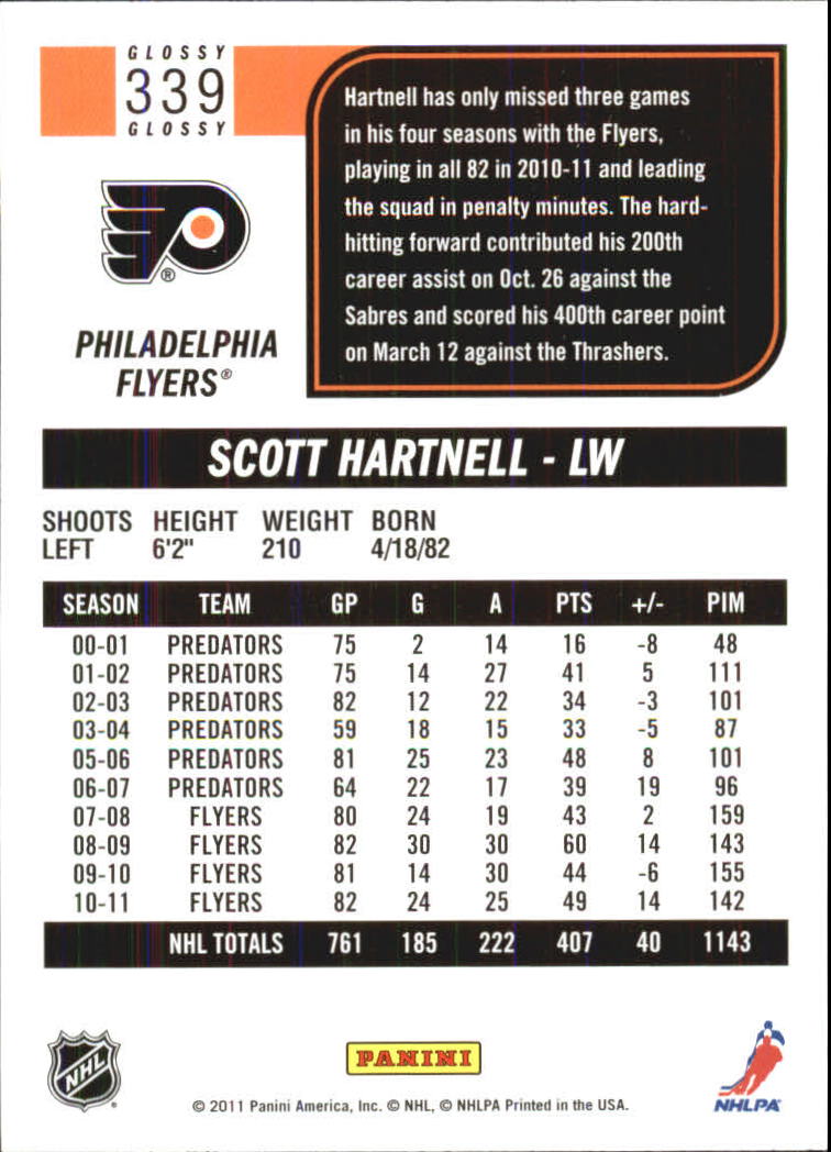 2011-12 Score Hockey Glossy Parallel Singles - You Choose - Bild 174 von 272