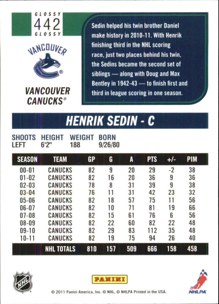 2011-12 Score Hockey Glossy Parallel Singles - You Choose - Bild 243 von 272