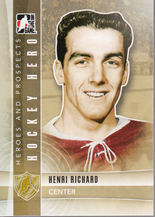 2011-12 ITG Heroes and Prospects #3 Henri Richard HH