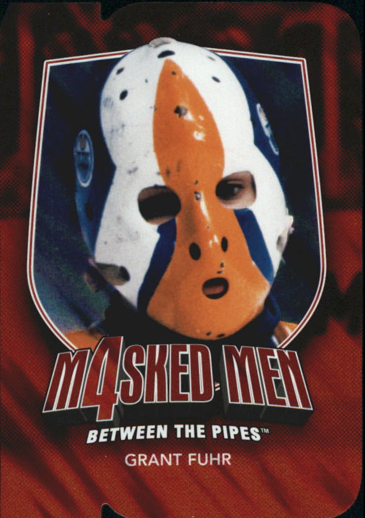 2011-12 Between The Pipes Masked Men IV Ruby Die Cuts #MM18 Grant Fuhr