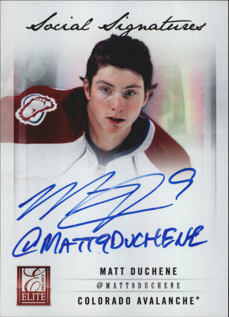 2011-12 Elite Social Signatures #3 Matt Duchene