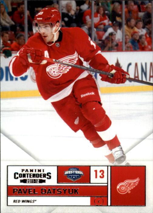 2011-12 Panini Contenders #13 Pavel Datsyuk