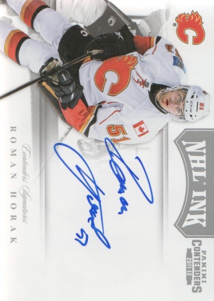2011-12 Panini Contenders NHL Ink #7 Roman Horak