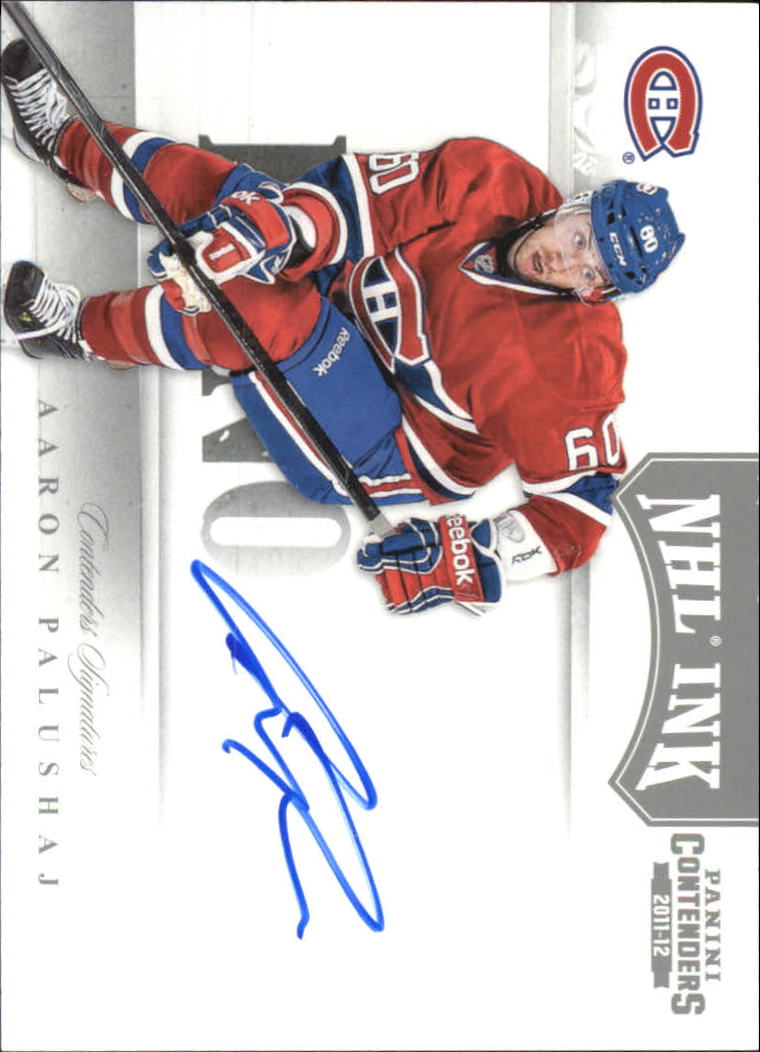 2011-12 Panini Contenders NHL Ink #30 Aaron Palushaj
