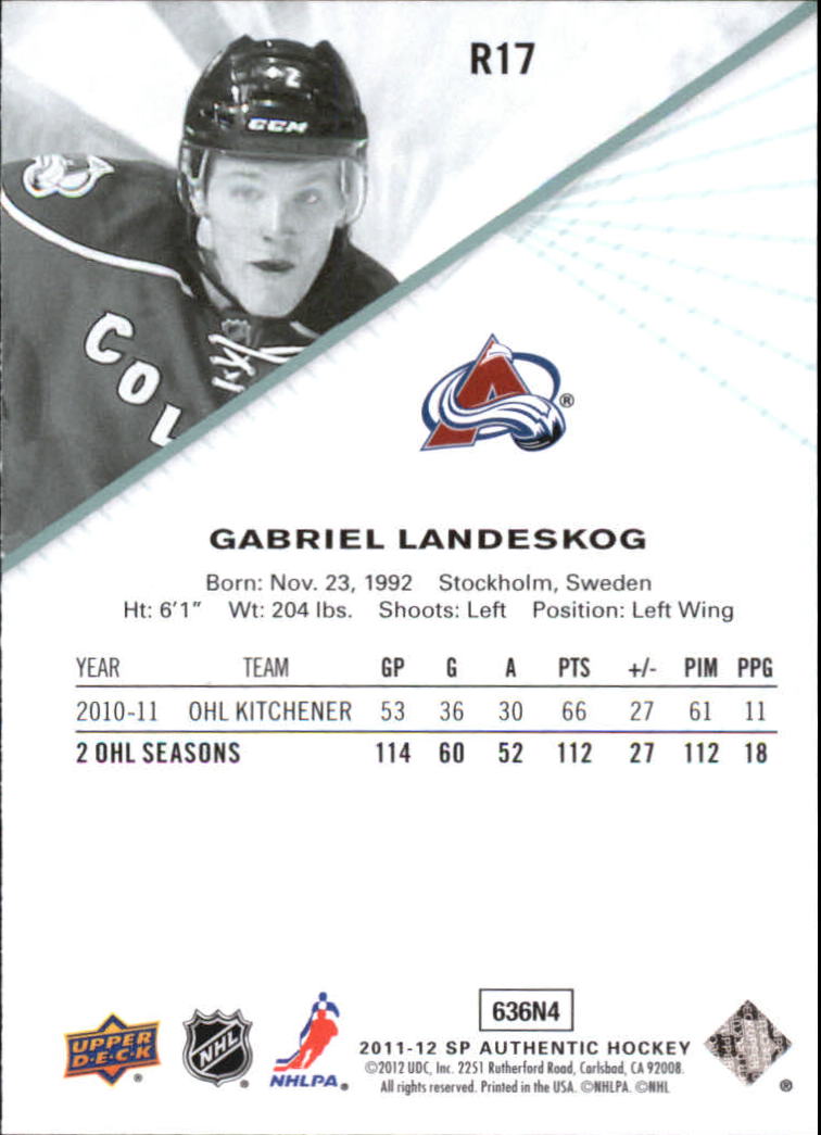 B1309- 2011-12 SP Authentic Hockey Card #s 1-150 You Pick- 15+ FREE US SHIP - Picture 300 of 399