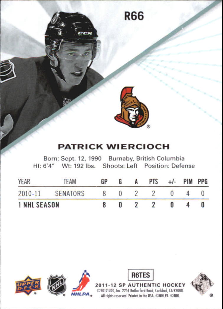 B1309- 2011-12 SP Authentic Hockey Card #s 1-150 You Pick- 15+ FREE US SHIP - Picture 360 of 399