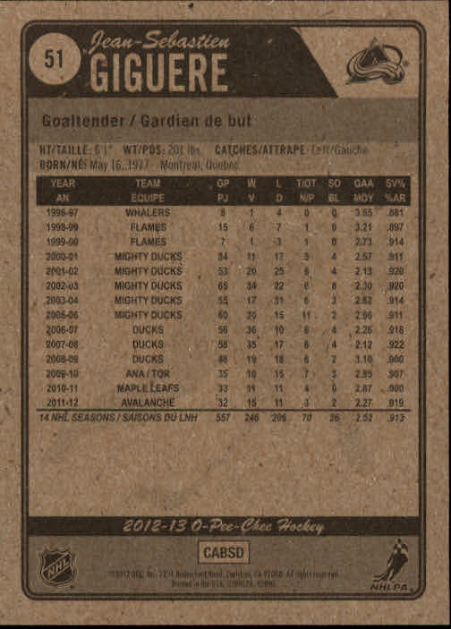 A0677- 2012-13 O-Pee-Chee Hockey Card #s 1-200 -You Pick- 15+ FREE US SHIP - Picture 95 of 354