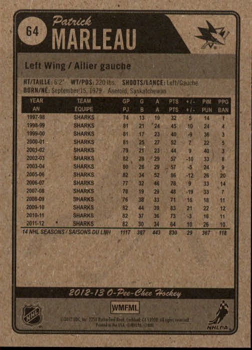 A0677- 2012-13 O-Pee-Chee Hockey Card #s 1-200 -You Pick- 15+ FREE US SHIP - Picture 121 of 354