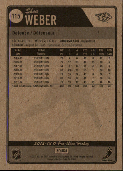 A0677- 2012-13 O-Pee-Chee Hockey Card #s 1-200 -You Pick- 15+ FREE US SHIP - Picture 215 of 354