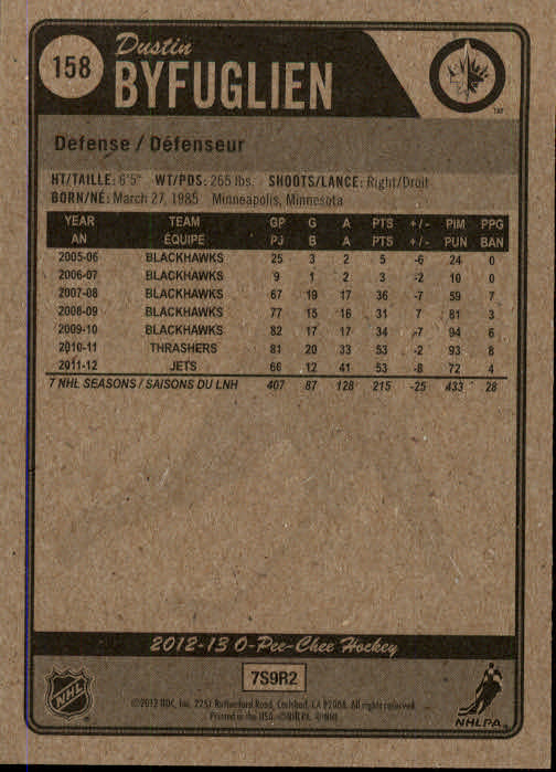 A0677- 2012-13 O-Pee-Chee Hockey Card #s 1-200 -You Pick- 15+ FREE US SHIP - Picture 284 of 354