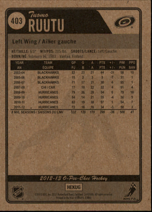 A0677- 2012-13 O-Pee-Chee Hockey Card #s 401-600 -You Pick- 15+ FREE US SHIP - Picture 7 of 252