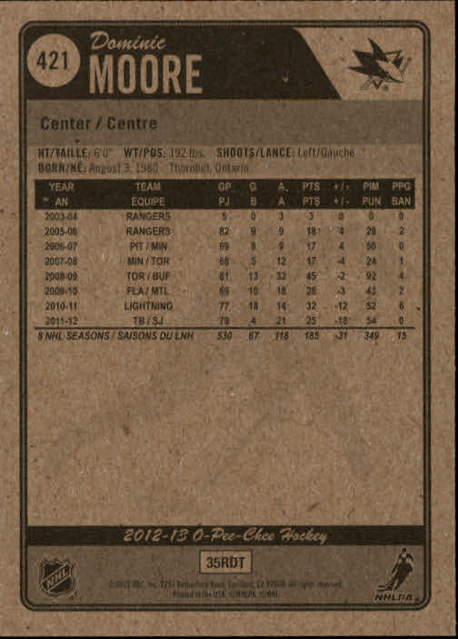 A0677- 2012-13 O-Pee-Chee Hockey Card #s 401-600 -You Pick- 15+ FREE US SHIP - Picture 39 of 252