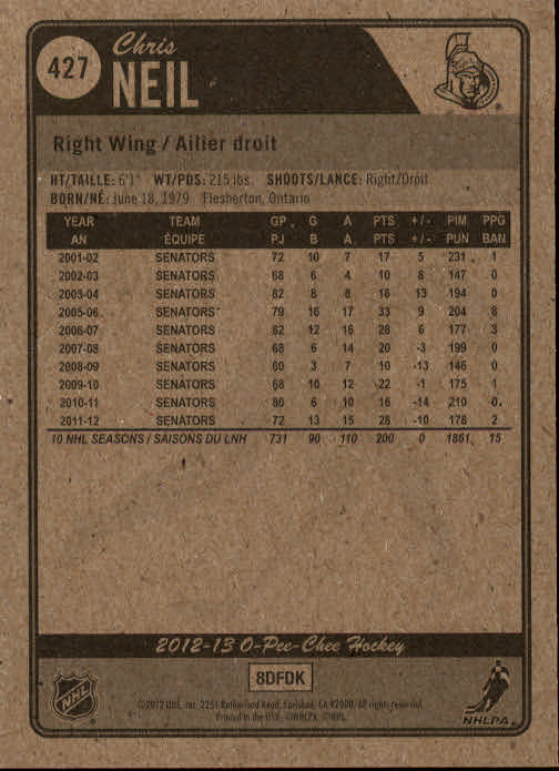 A0677- 2012-13 O-Pee-Chee Hockey Card #s 401-600 -You Pick- 15+ FREE US SHIP - Picture 51 of 252
