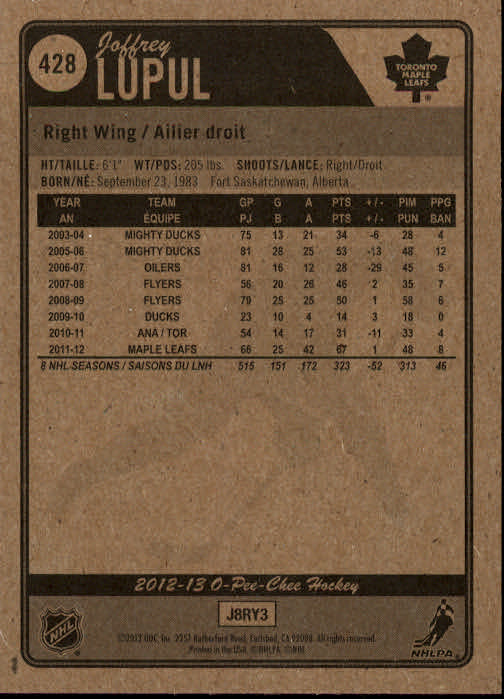 A0677- 2012-13 O-Pee-Chee Hockey Card #s 401-600 -You Pick- 15+ FREE US SHIP - Picture 53 of 252