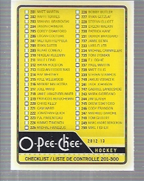 A0677- 2012-13 O-Pee-Chee Hockey Card #s 401-600 -You Pick- 15+ FREE US SHIP - Picture 178 of 252