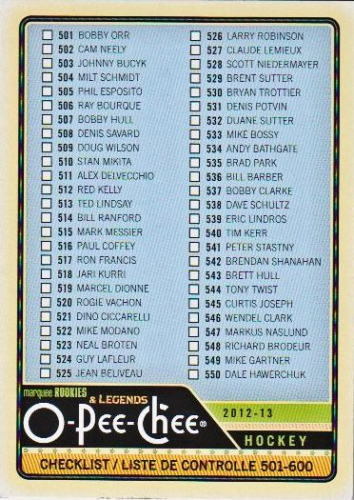 A0677- 2012-13 O-Pee-Chee Hockey Card #s 401-600 -You Pick- 15+ FREE US SHIP - Picture 208 of 252