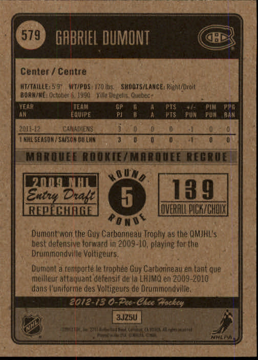 A0677- 2012-13 O-Pee-Chee Hockey Card #s 401-600 -You Pick- 15+ FREE US SHIP - Picture 240 of 252