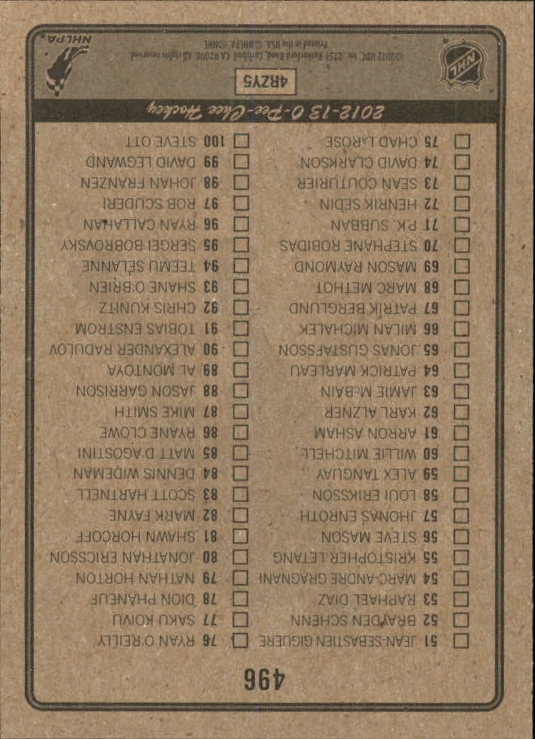 A0677- 2012-13 O-Pee-Chee Retro Hockey #s 401-600 -You Pick- 15+ FREE US SHIP - Picture 127 of 251