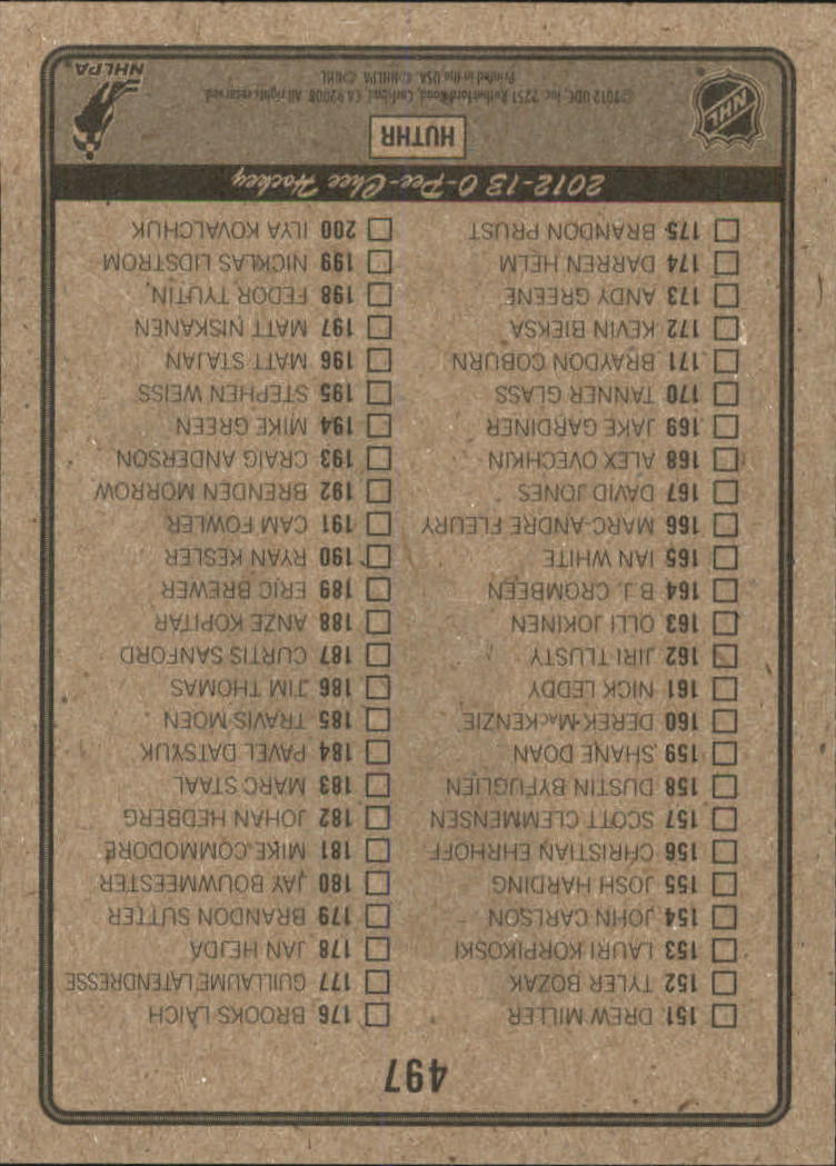 A0677- 2012-13 O-Pee-Chee Retro Hockey #s 401-600 -You Pick- 15+ FREE US SHIP - Picture 129 of 251