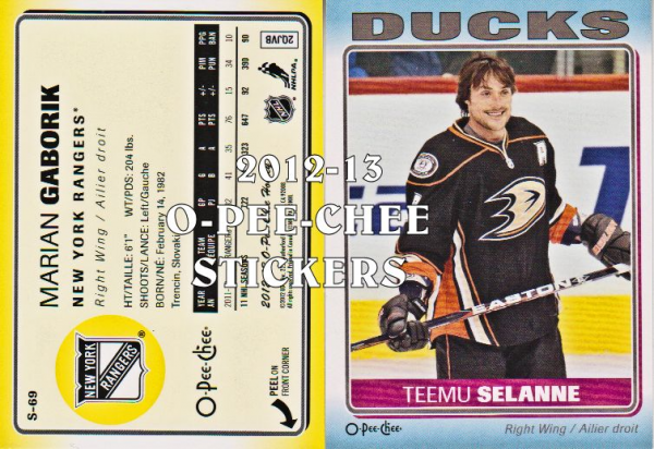 2012-13 O-Pee-Chee Stickers #S19 Eric Staal
