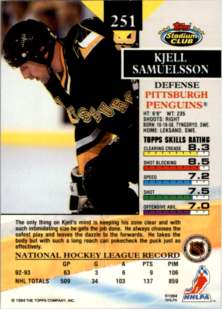 B0171- 1993-94 Stadium Club Members Only 251-500 -You Pick- 15+ FREE US SHIP - Picture 3 of 493