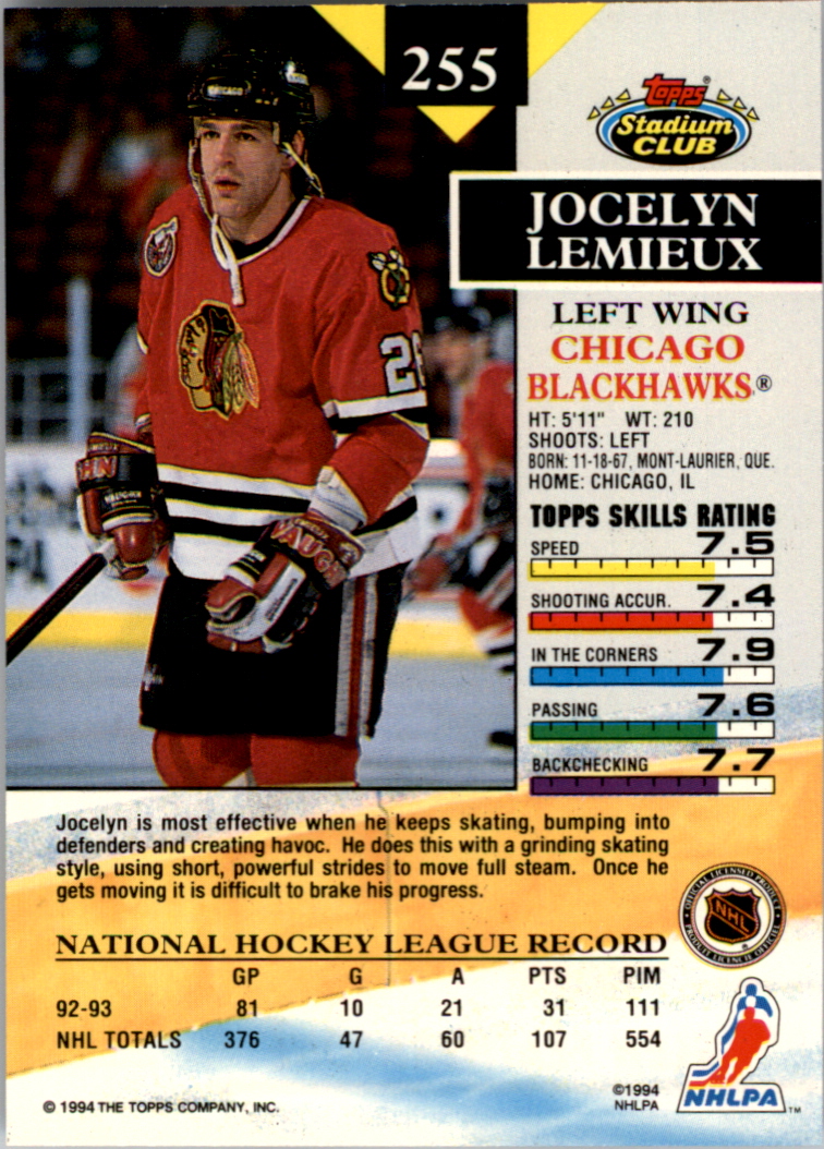 B0171- 1993-94 Stadium Club Members Only 251-500 -You Pick- 15+ FREE US SHIP - Picture 11 of 493