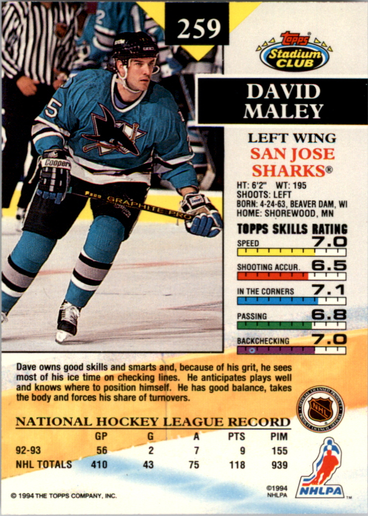 B0171- 1993-94 Stadium Club Members Only 251-500 -You Pick- 15+ FREE US SHIP - Picture 19 of 493
