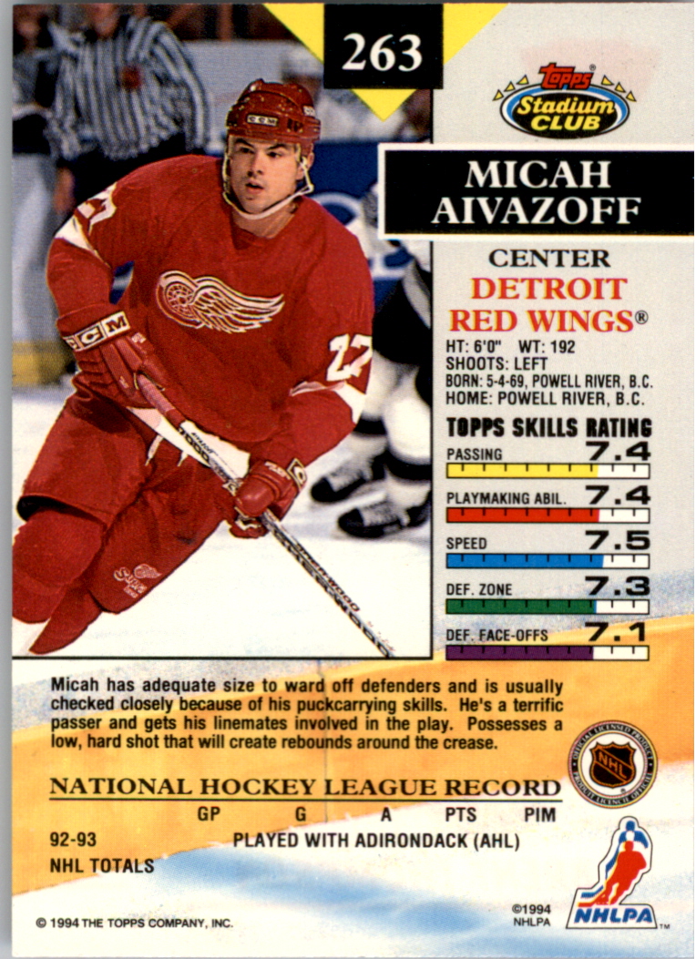 B0171- 1993-94 Stadium Club Members Only 251-500 -You Pick- 15+ FREE US SHIP - Picture 27 of 493