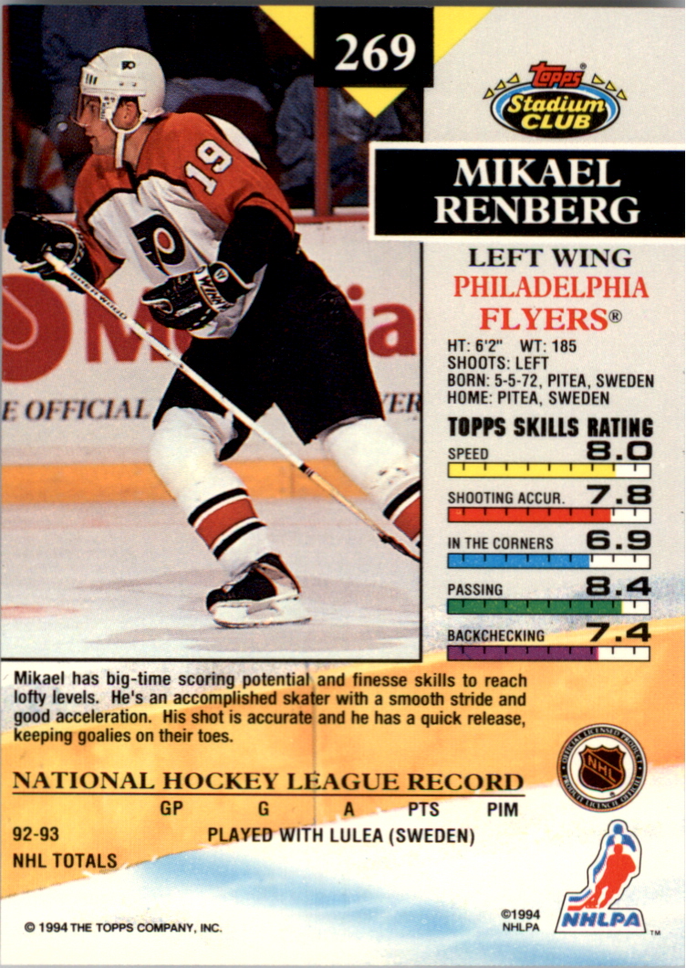 B0171- 1993-94 Stadium Club Members Only 251-500 -You Pick- 15+ FREE US SHIP - Picture 39 of 493