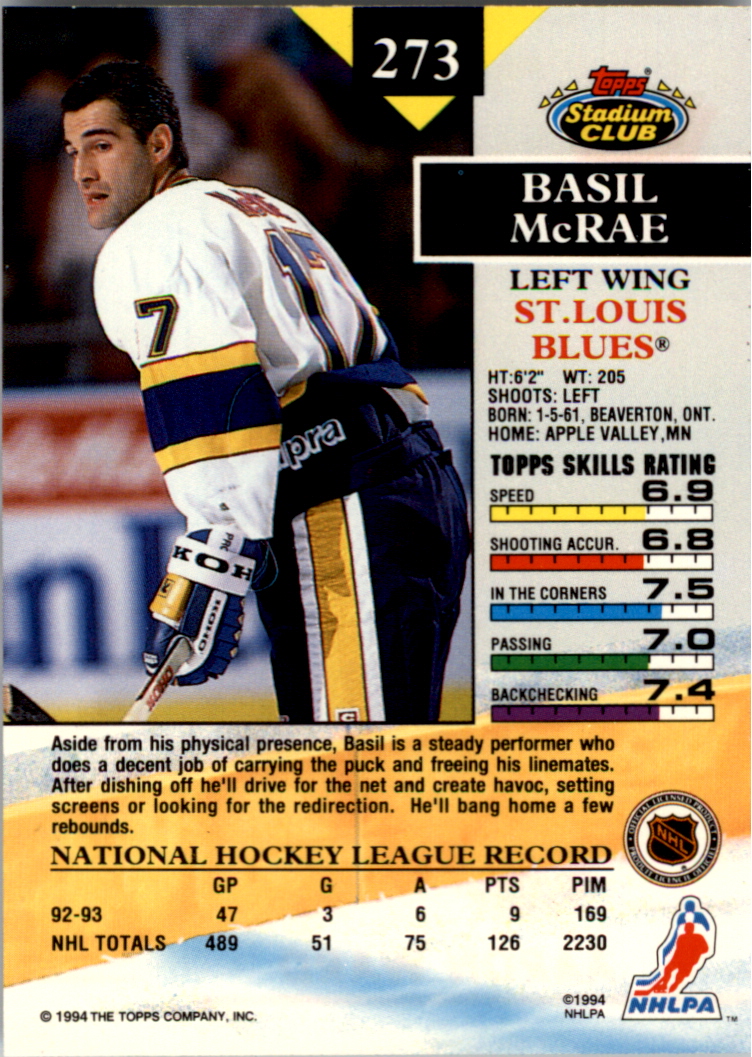 B0171- 1993-94 Stadium Club Members Only 251-500 -You Pick- 15+ FREE US SHIP - Picture 47 of 493