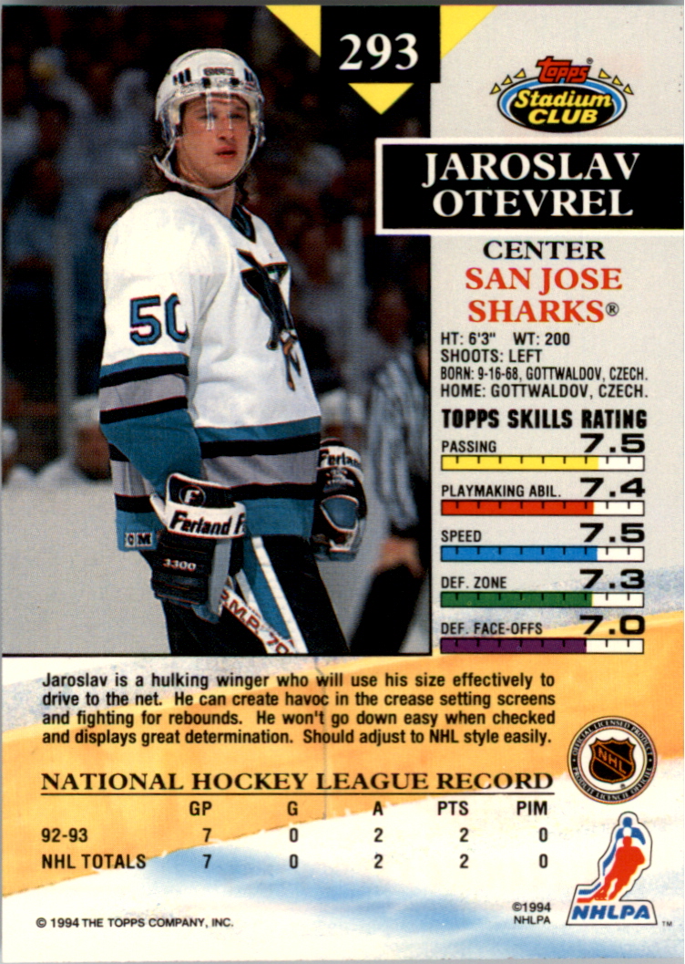 B0171- 1993-94 Stadium Club Members Only 251-500 -You Pick- 15+ FREE US SHIP - Picture 87 of 493