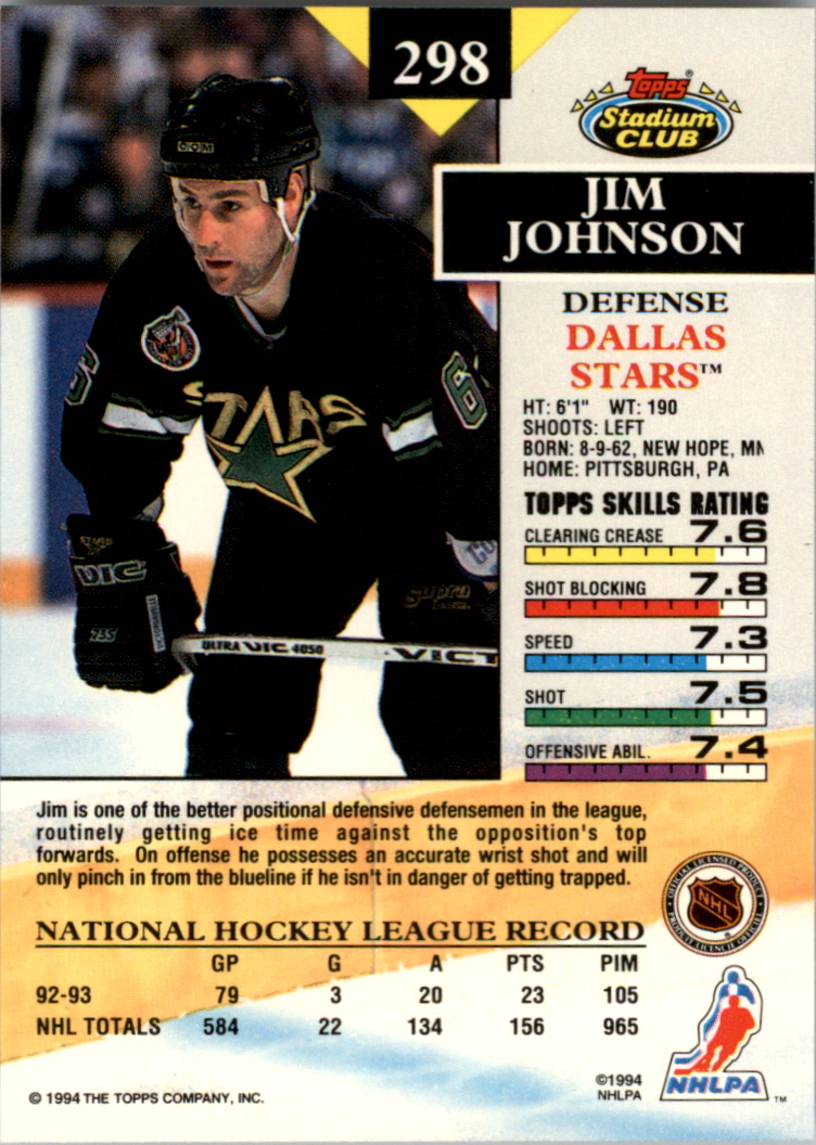 B0171- 1993-94 Stadium Club Members Only 251-500 -You Pick- 15+ FREE US SHIP - Picture 97 of 493