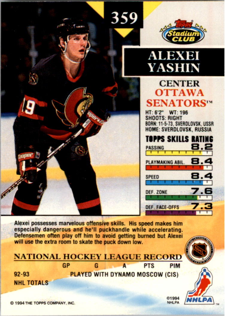B0171- 1993-94 Stadium Club Members Only 251-500 -You Pick- 15+ FREE US SHIP - Picture 217 of 493