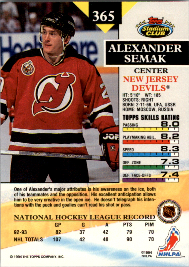 B0171- 1993-94 Stadium Club Members Only 251-500 -You Pick- 15+ FREE US SHIP - Picture 229 of 493