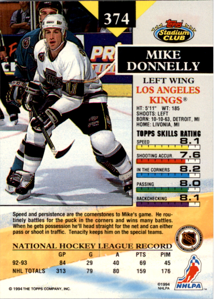 B0171- 1993-94 Stadium Club Members Only 251-500 -You Pick- 15+ FREE US SHIP - Picture 247 of 493