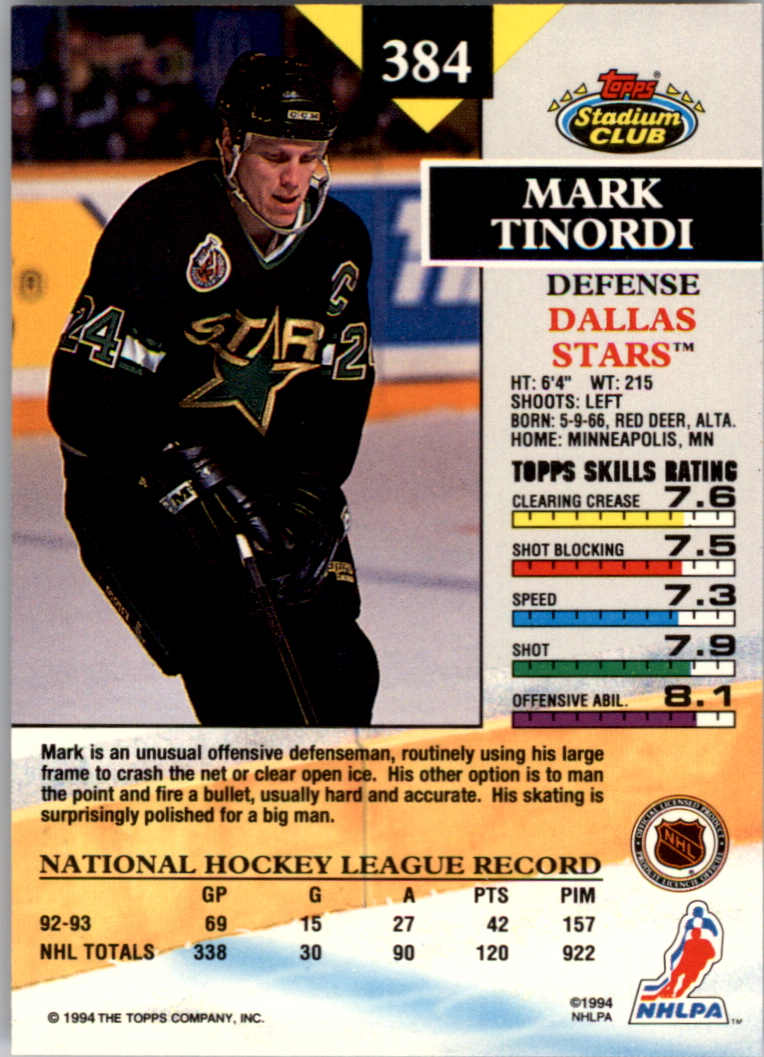 B0171- 1993-94 Stadium Club Members Only 251-500 -You Pick- 15+ FREE US SHIP - Picture 267 of 493