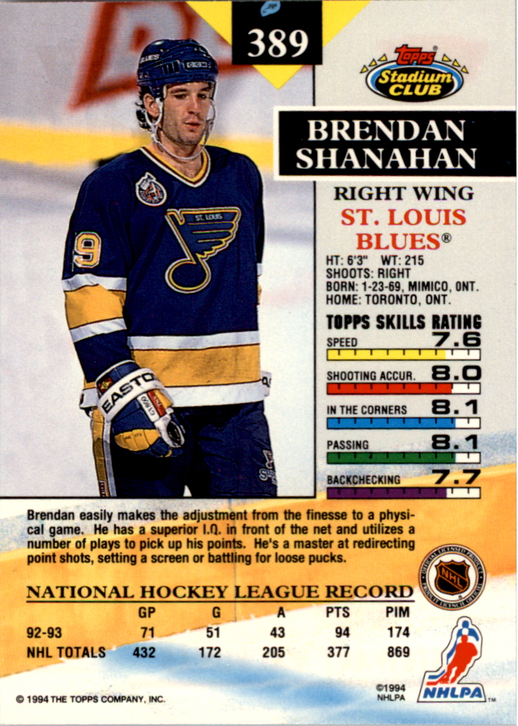 B0171- 1993-94 Stadium Club Members Only 251-500 -You Pick- 15+ FREE US SHIP - Picture 275 of 493