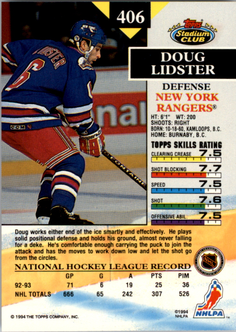B0171- 1993-94 Stadium Club Members Only 251-500 -You Pick- 15+ FREE US SHIP - Picture 309 of 493