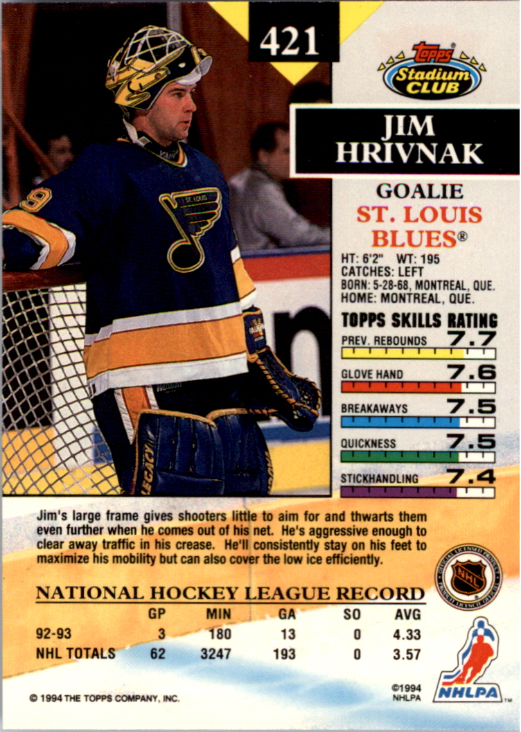 B0171- 1993-94 Stadium Club Members Only 251-500 -You Pick- 15+ FREE US SHIP - Picture 339 of 493