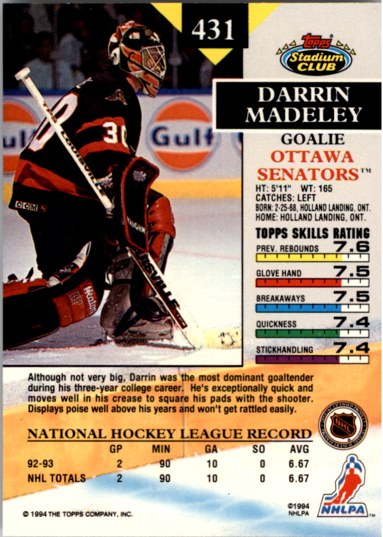 B0171- 1993-94 Stadium Club Members Only 251-500 -You Pick- 15+ FREE US SHIP - Picture 359 of 493