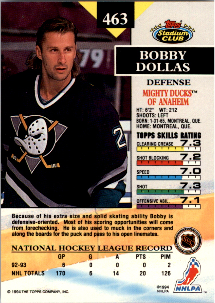 B0171- 1993-94 Stadium Club Members Only 251-500 -You Pick- 15+ FREE US SHIP - Picture 419 of 493