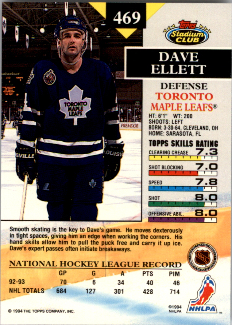 B0171- 1993-94 Stadium Club Members Only 251-500 -You Pick- 15+ FREE US SHIP - Picture 431 of 493