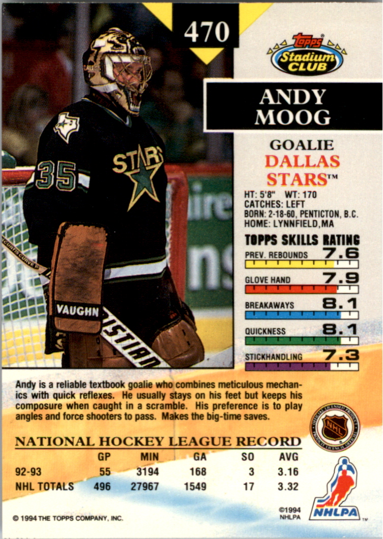B0171- 1993-94 Stadium Club Members Only 251-500 -You Pick- 15+ FREE US SHIP - Picture 433 of 493
