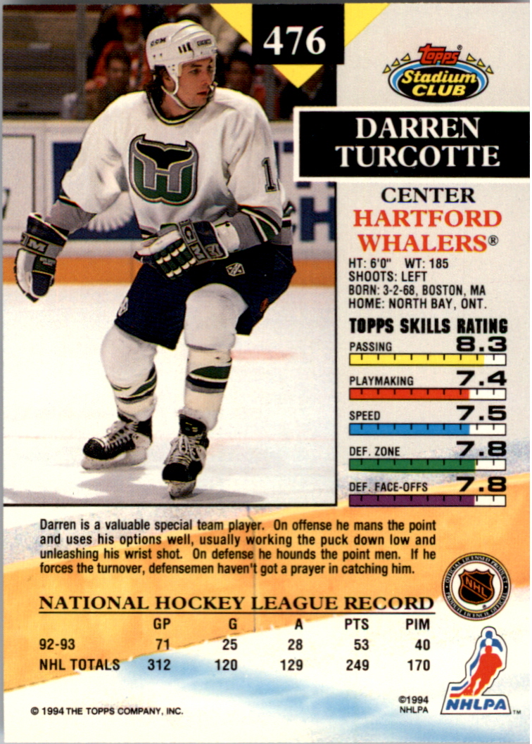 B0171- 1993-94 Stadium Club Members Only 251-500 -You Pick- 15+ FREE US SHIP - Picture 445 of 493