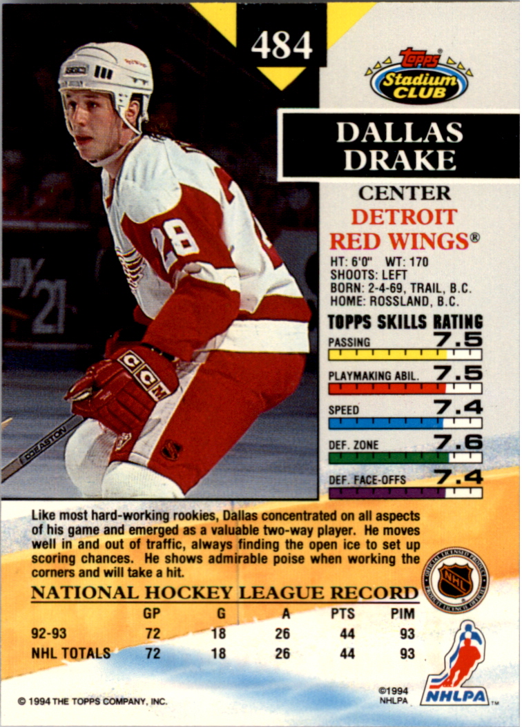 B0171- 1993-94 Stadium Club Members Only 251-500 -You Pick- 15+ FREE US SHIP - Picture 461 of 493