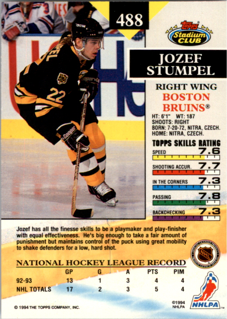 B0171- 1993-94 Stadium Club Members Only 251-500 -You Pick- 15+ FREE US SHIP - Picture 469 of 493