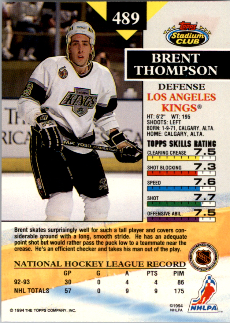 B0171- 1993-94 Stadium Club Members Only 251-500 -You Pick- 15+ FREE US SHIP - Picture 471 of 493
