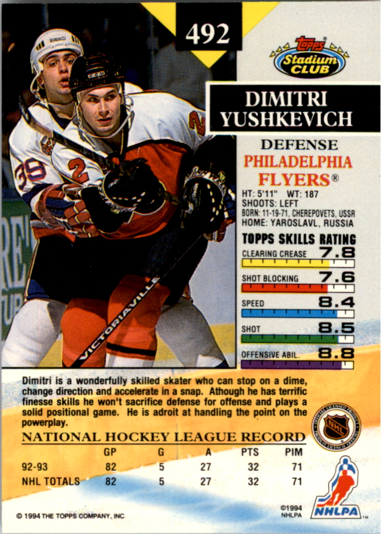 B0171- 1993-94 Stadium Club Members Only 251-500 -You Pick- 15+ FREE US SHIP - Picture 477 of 493